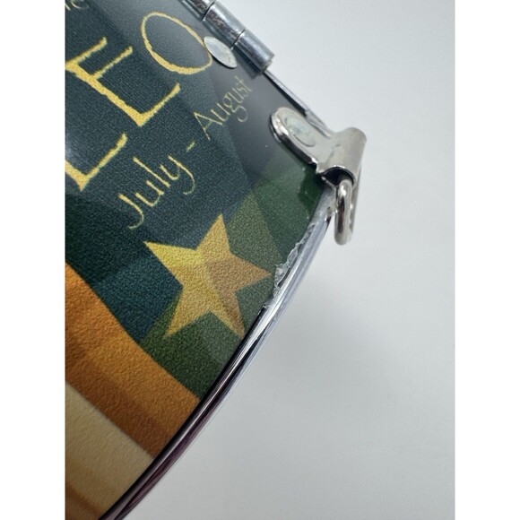 2008 Little Earth Littlearth Metal Zodiac Signs LEO Lion Purse Bag July August - Picture 10 of 10